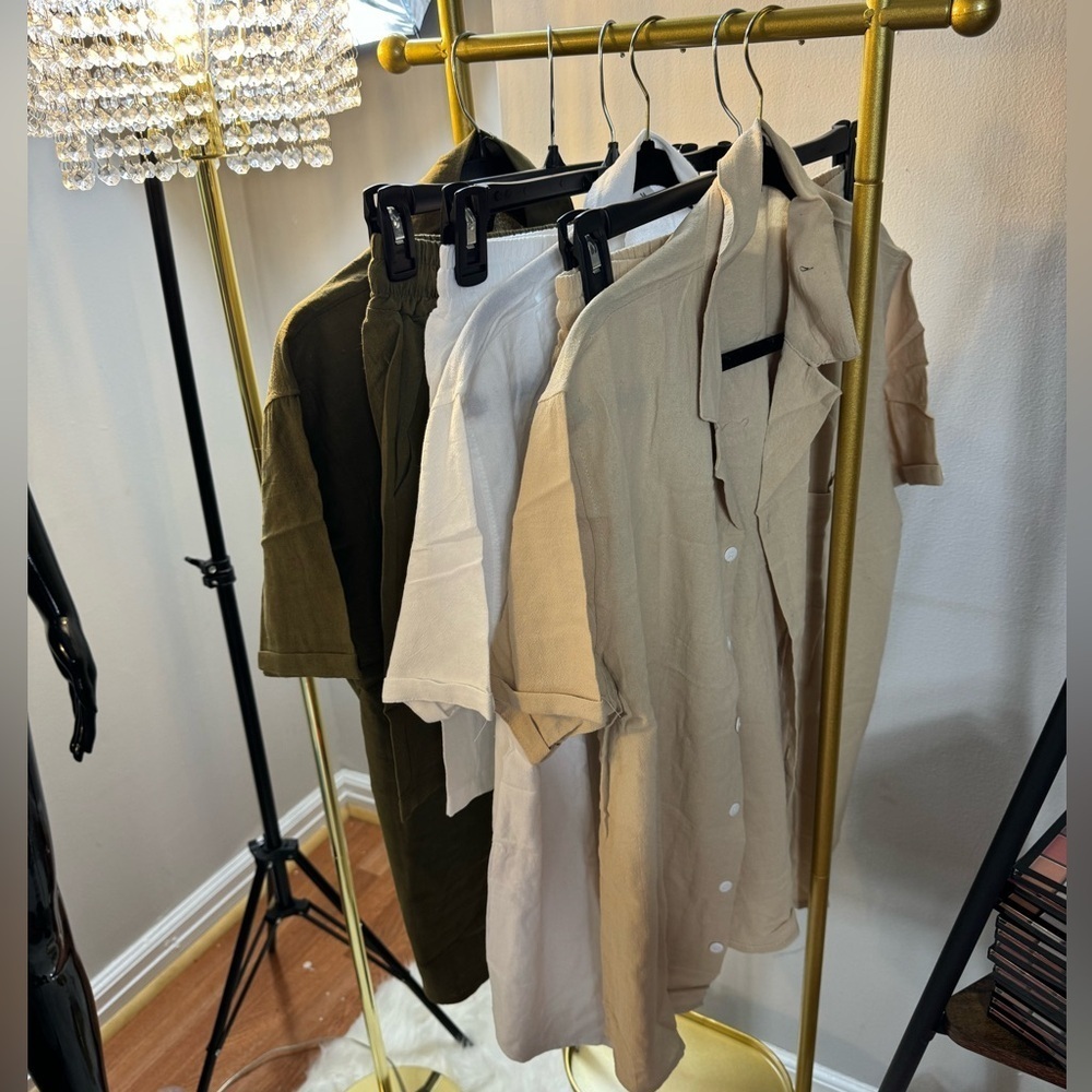 Men Linen Set - Picture 3 of 7